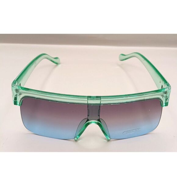 4 Pairs of Fashion Colors Modern Style Futuristic Sunglasses - Picture 2 of 11